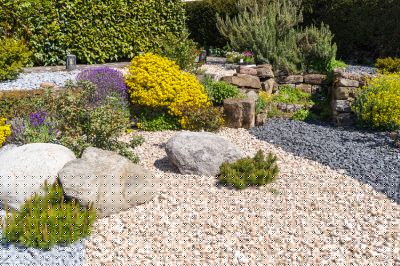 Decorative Rock Installation