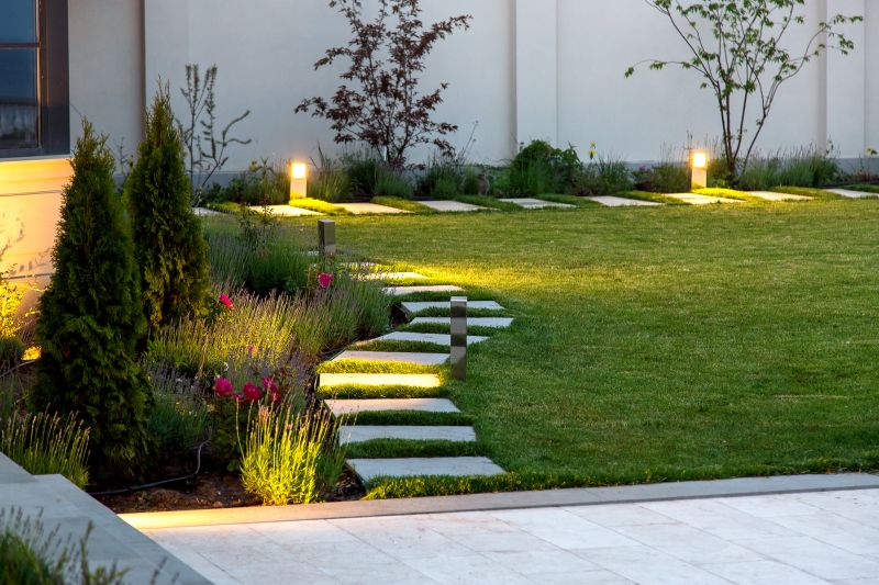 Lighting and Hardscape Features