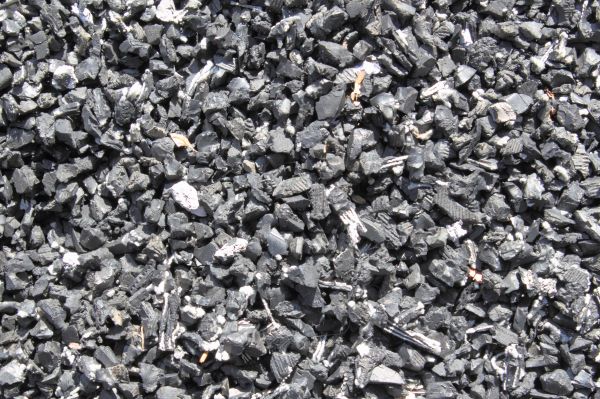 Rubber Mulch Laying